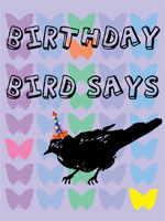 Birthday Bird says